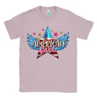 Lilac American babe Classic Tee - FaDigitalArtStudio