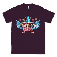 Plum American babe Classic Tee - FaDigitalArtStudio