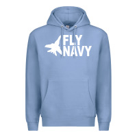 Colony Blue fly navy Premium Hoodie - DesigneFamous