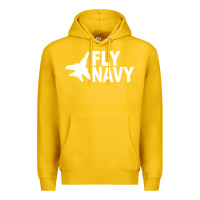 Lemon fly navy Premium Hoodie - DesigneFamous