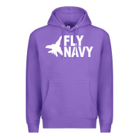 Purple fly navy Premium Hoodie - DesigneFamous