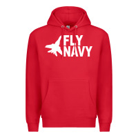 Red fly navy Premium Hoodie - DesigneFamous