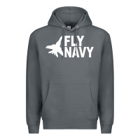 Rock fly navy Premium Hoodie - DesigneFamous