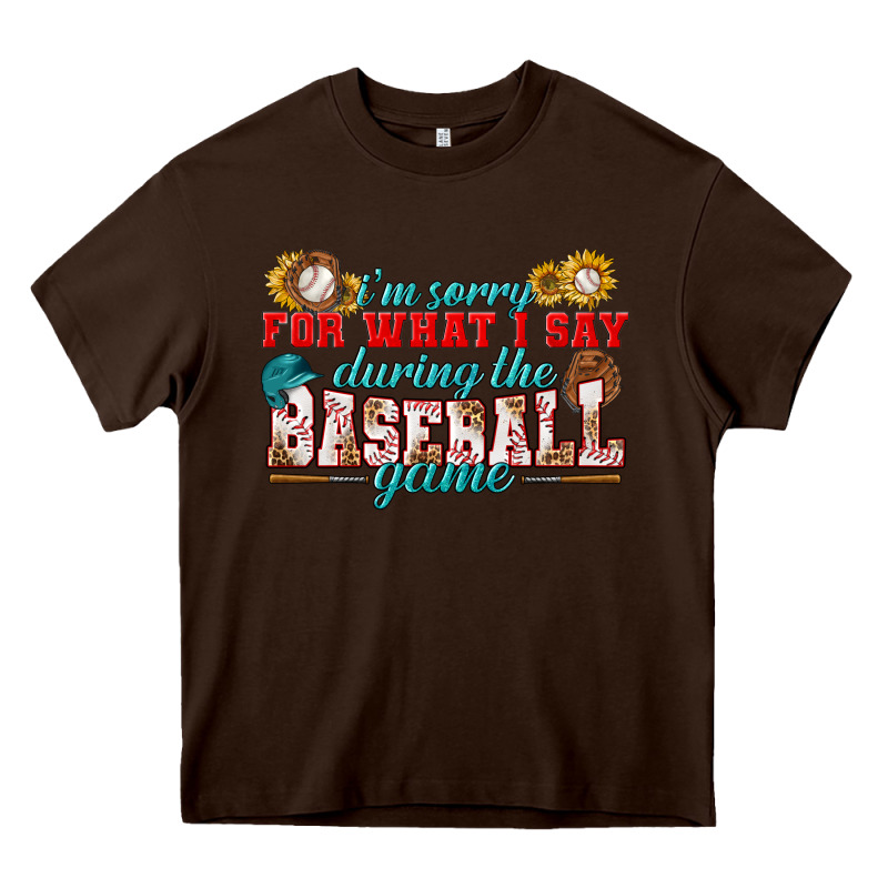 I'm Sorry For What I Say During The Baseball Game Heavy Core Tee by BundleAndBundleShop | Teevron
