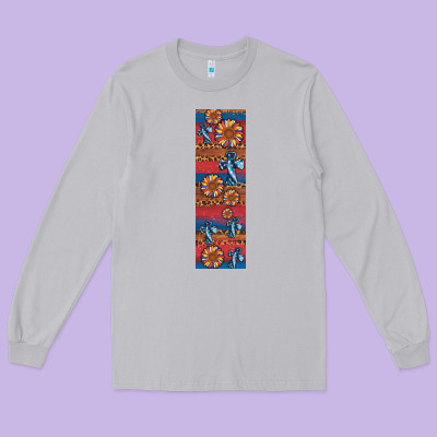 Usa Flag And Cross Penwraps Long Sleeve Tee Designed By Artiststas