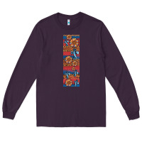 Plum usa flag and cross penwraps Long Sleeve Tee - Artiststas