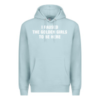 Blue Mist i paused the golden girls to be here Premium Hoodie - DesigneFamous