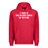 Cardinal i paused the golden girls to be here Premium Hoodie - DesigneFamous