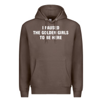 Coffee i paused the golden girls to be here Premium Hoodie - DesigneFamous