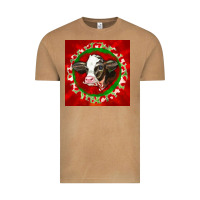Vintage Camel christmas holstein calf face Vintage Tee - LillyAllenDesigns