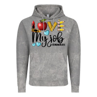 Cloud Rock love my job teacher life Vintage Hoodie - BarkalooDesign