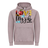 Vintage Zinc love my job teacher life Vintage Hoodie - BarkalooDesign