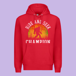 Hide And Seek Champion Premium Hoodie Designed By Designefamous