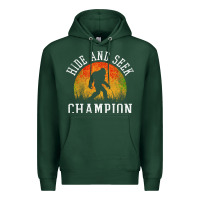 Sports Green hide and seek champion Premium Hoodie - DesigneFamous