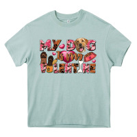 Arona my dog is my valentine Heavy Core Tee - FaDigitalArtStudio