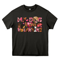 Asphalt my dog is my valentine Heavy Core Tee - FaDigitalArtStudio