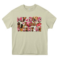 Mossy my dog is my valentine Heavy Core Tee - FaDigitalArtStudio