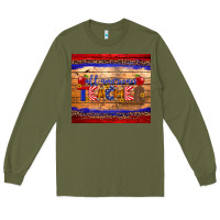 Army Green all american teacher tumbler Long Sleeve Tee - Artiststas