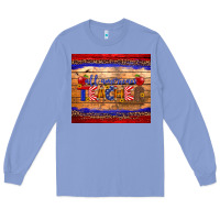 Colony Blue all american teacher tumbler Long Sleeve Tee - Artiststas