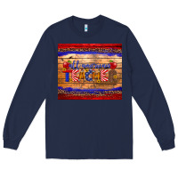Navy all american teacher tumbler Long Sleeve Tee - Artiststas