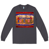 Smoke all american teacher tumbler Long Sleeve Tee - Artiststas