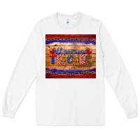 White all american teacher tumbler Long Sleeve Tee - Artiststas