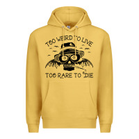 Antique Gold hunter s thompson  fear and loathing in las vegas rare to die Premium Hoodie - DesigneFamous