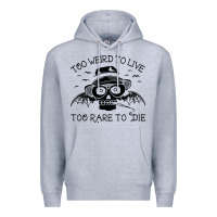 Heather Grey hunter s thompson  fear and loathing in las vegas rare to die Premium Hoodie - DesigneFamous