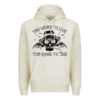 Oatmeal Heather hunter s thompson  fear and loathing in las vegas rare to die Premium Hoodie - DesigneFamous