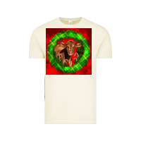 Vintage Arctic christmas red angus calf Vintage Tee - LillyAllenDesigns