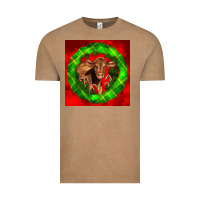 Vintage Coffee christmas red angus calf Vintage Tee - LillyAllenDesigns