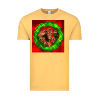 Vintage Mustard christmas red angus calf Vintage Tee - LillyAllenDesigns