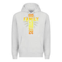 Dove Grey god family steeler shirt father's day gift tee t shirt Premium Hoodie - DesigneFamous