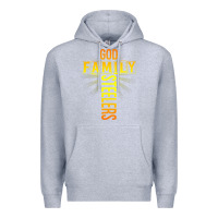 Heather Grey god family steeler shirt father's day gift tee t shirt Premium Hoodie - DesigneFamous
