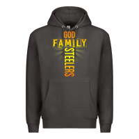 Smoke god family steeler shirt father's day gift tee t shirt Premium Hoodie - DesigneFamous