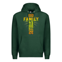 Sports Green god family steeler shirt father's day gift tee t shirt Premium Hoodie - DesigneFamous
