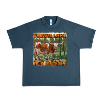 Midnight Navy whatever lassos your longhorn Urban Heavy Tee - RanaPortraitStore
