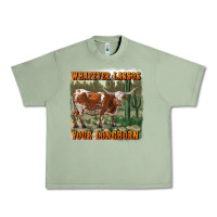Oil Green whatever lassos your longhorn Urban Heavy Tee - RanaPortraitStore
