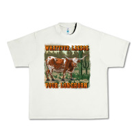 Pistachio whatever lassos your longhorn Urban Heavy Tee - RanaPortraitStore