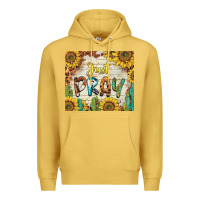 Antique Gold just pray Premium Hoodie - BarkalooDesign
