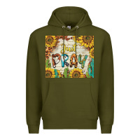 Army Green just pray Premium Hoodie - BarkalooDesign