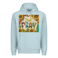 Blue Mist just pray Premium Hoodie - BarkalooDesign
