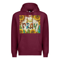 Burgundy just pray Premium Hoodie - BarkalooDesign