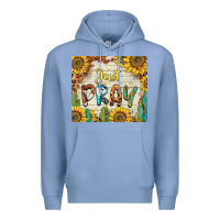 Colony Blue just pray Premium Hoodie - BarkalooDesign