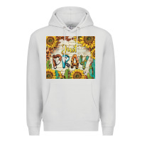 Dove Grey just pray Premium Hoodie - BarkalooDesign