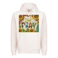 Pale Pink just pray Premium Hoodie - BarkalooDesign