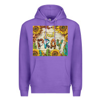 Purple just pray Premium Hoodie - BarkalooDesign