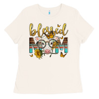 Bone Western Blessed Mom Baby Calf Ladies Tee - LillyAllenDesigns