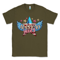 Army Green American honey 4th of july Classic Tee - FaDigitalArtStudio