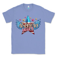 Colony Blue American honey 4th of july Classic Tee - FaDigitalArtStudio